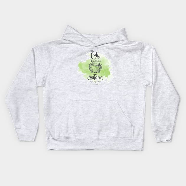 The Leaky Cauldron Kids Hoodie by LeesaMay